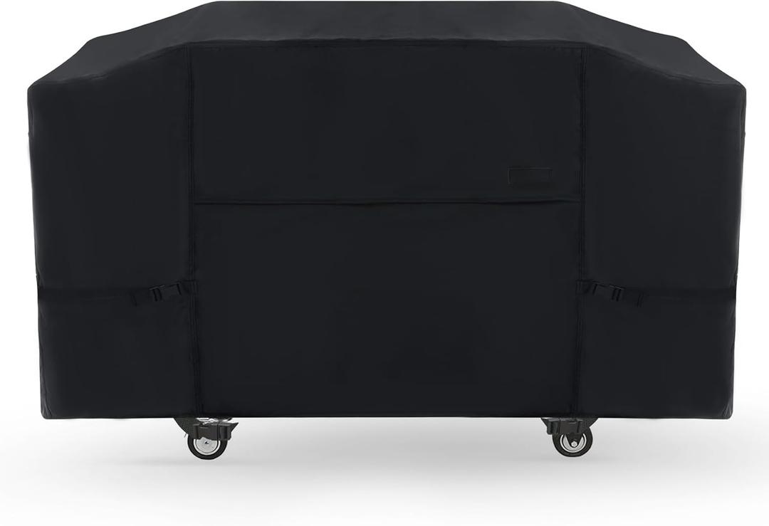 NettyPro Griddle Cover for Blackstone 28 inch Griddle, Waterproof UV Resistant 2 Burner Flat Top Gas Grill Cover 28" Cooking Station Camping, Black 