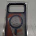 Stronger Magnetic & Shockproof for iPhone 17 Pro Max Case, Fit for MagSafe, Mil-Grade Drop Protection, Camera Control, DIY Button, Slim for iPhone 17 Pro Max Phone Case Translucent Deep Blue