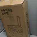 XCBYT Storage Bins with Wheels - Rolling Carts with Wheels for Closet Organizers and Storage Foldable Rolling Cart for Teachers Rolling Crate Collapsible Shopping Cart Black