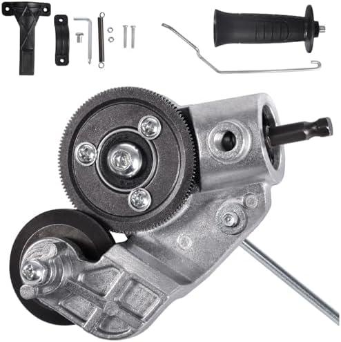 Zlbosu Sheet Metal Shear - Efficient Drill Attachment for Cutting Flat Metal Sheets, High-Speed Metal Cutter for Iron, Copper, Aluminum, and Steel up to 20-30 GA, Compatible with Cordless Drills