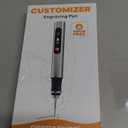 Customizer Engraving Pen (Formerly Culiau): Ultimate Cordless Portable Tool for Artists & DIYers - Engrave 50+ Surfaces - Beginner Friendly - Rechargeable - Free 30 Bits & Mastery Guide