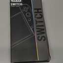 Orzly Carry Case Compatible with Nintendo Switch and New Switch OLED Console - Black Protective Hard Portable Travel Carry Case Shell Pouch with Pockets for Accessories and Games