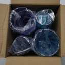 US Acrylic Optix Plastic Reusable Drinking Glasses (Set of 8) 20oz Water Cups in Coastal Colors | BPA-Free Tumblers, Made in USA | Top-Rack Dishwasher Safe