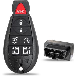 Key Fob Replacement for 2008-2016 Chrysler Town Country & Dodge Grand Caravan Car Keyless Entry Remote Control, M3N5WY783X IYZ-C01C, 7 Buttons
