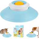 Dog Cat Licks Toys for Liquid Food, Anxieties Relief Slow Feeder Dog Lick Ball Treat Dispenser, Non-Slip Licking Bowl Enrichment Toys to Keep Them (A)