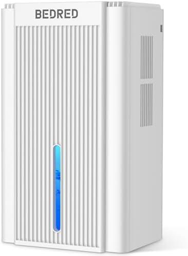 Dehumidifier, 95OZ Dehumidifier for Home 1000 Sq.Ft - Quiet with Auto Shut Off & Relaxing 7 Color Ambient Light, Ideal for Livingroom, Bedroom, Basement (White)