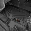 Custom Fit for 2015-2019 Ford Transit 150/250/350 Floor Mats Front Liner 2 Pcs TPE All Weather Accessories (No Transit Connect) (for 2015-2019 Ford Transit)