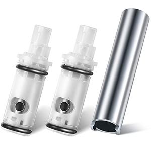 Enhon 3 Pcs Faucet Cartridge Replacement Kit Compatible with Moen 1224 1224B Cartridge Retainer Removal Tool for Double Handle Tub Shower, Faucet Bathtub Valve Repair