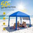 Sekey Beach Cabana 8x8 FT - UPF 50+ Easy Setup Beach Shade Canopy