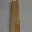 TONIAL Curtain Rod 32 to 86 Inch(2.6-7.2ft), Telescoping Splicing Drapery Rods for Windows 54 to 82 Inch(4.5-6.8ft), Decorative 3/4 Single Rod with Small Cap Finial, Black