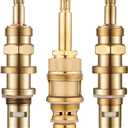 Replacement for 910-030 Compatible with Price Pfister 2/3 Handle Shower Faucet, Diverter Stem Replacement for 910-022, Hot/Cold Mark Design, 3 Pack