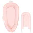 Baby Lounger Cover for Boys and Girls, Pink 100% Cotton Baby Nest Cover, Breathable Replacement Cover for Infant and Newborn Snuggle Me Lounger, Cover Only