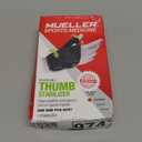 MUELLER Sports Medicine Adjust-to-Fit Thumb Stabilizer, Spica Splint, Thumb Pain Relief Brace for Men and Women, Ideal for De Quervain's Tenosynovitis, Arthritis, Sprains, Fits Right or Left (1 Count (Pack of 1), Black)