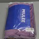 MIULEE Lavender Velvet Curtains 84 inches - Luxury Blackout Curtains for Bedroom Living Room Thermal Insulated Super Soft Window Drapes Rod Pocket & Back Tab, W52 x L84 inches,Purple,2 Panels