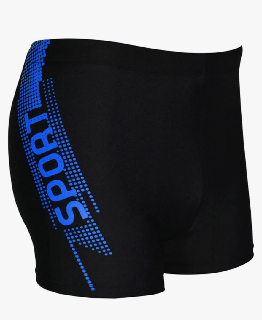 Zeiyignr Men's Square Leg Swimming Jammer Shorts UPF50+, Men Compression Swimsuit Quick Dry Swim Jammers Sports Swim Trunks M-L