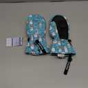 Andake Kids Mittens Toddler Mittens Kids Winter Gloves Warterproof Breathable Windproof Skiing Snowboarding for Boys Girls (YM (11-14 years), Blue)