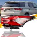 Dasbecan Tail Light Assembly LED Compatible With 2022 2023 2024 Chevy/Chevrolet Traverse Rear Lamp Taillight Right Passenger Side 86785341 2874015
