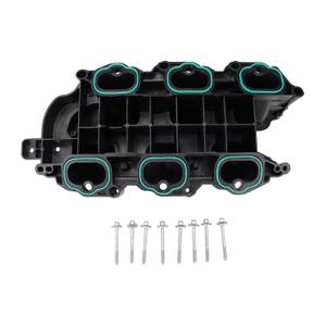 Lower Intake Manifold with Gasket Compatible with 2011-2018 Jeep Dodge RAM Chrysler 3.6L V6 Vehicles - Grand Cherokee Wrangler Journey Grand Caravan Town & Country Replaces 05184199AF