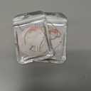 2 x Christmas Tree Decorations, Acrylic Animal Christmas Ornaments, Home Decoration, Party Decoration, Small Animals on The Moon (White Wolf)