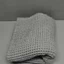 Waffle Bath Mat-Runner Rug, Super Absorbent Non Slip Bath Mats for Bathroom Machine Washable Long Rugs with Tassels, Bath Rugs for Bathroom Floor Beside Tub, 2' x 4'(24" x 48")