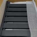 Metal Privacy Screen Outdoor - 60" H X 36" W Freestanding Privacy Fence Panels with Stakes - Decorative Garden Air Conditioner Trash Can Pool Equipment Enclosure for Backyard Patio Wall