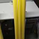 Chochkees Pool Noodles 52" x 2.5" Inch Swimming Hollow Core Foam Tube, Floating Thick Noodles for Floating, Pool Accessories (Yellow, 3-Pack)