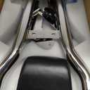 Motorcycle Detachable 30" Height Sissy Bar Passenger Backrest Rear Pad for Harley Touring Road King Street Glide Road Glide Electra Glide Ultra Limited 2009-2026 Chrome