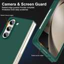 Compatible for Samsung Galaxy Z Fold 6 Case, Ultra-Thin Silky Hard PC Matte Bumper Cute Pretty Phone Case Cover for Samsung Galaxy Z Fold 6 5G, Army Green(12-49)