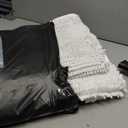 Tafts Bathroom Rugs, Extra-Thick Memory Foam Bath Mat, Ultra-Soft Chenille Microfiber, Highly Absorbent, Machine Washable, Shaggy Bath Mats for Bathroom, Rectangle Cutout (21x32 + 20x22, 2pcs) White