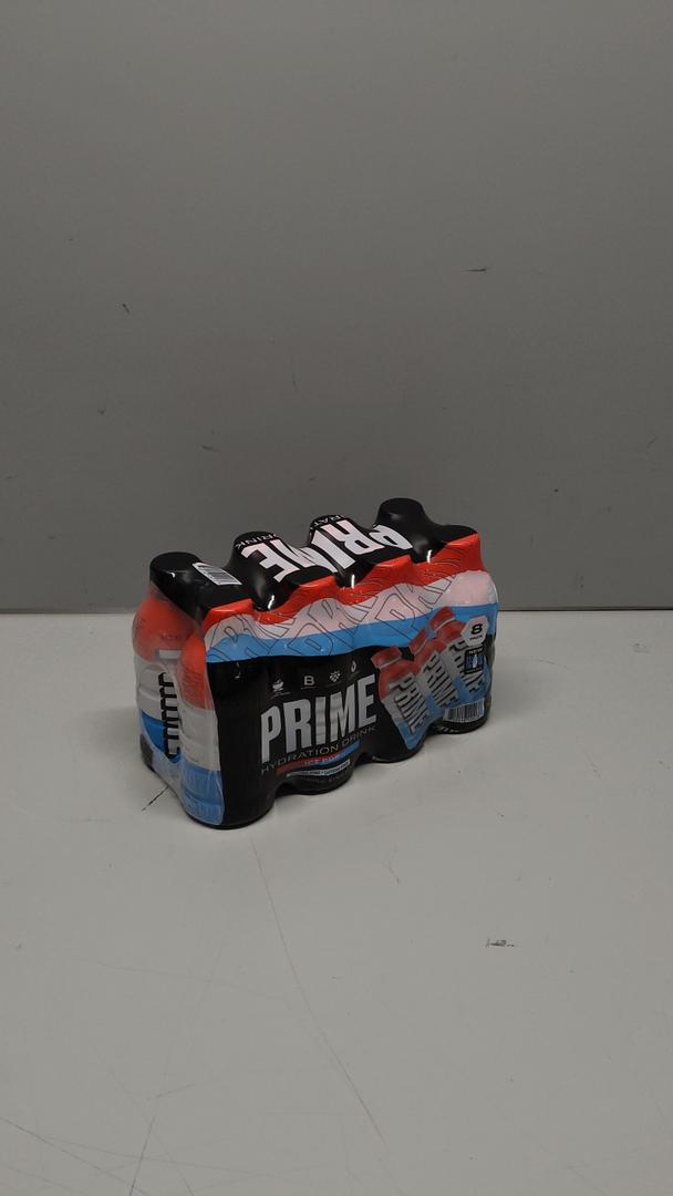 PRIME Hydration ICE POP | Sports Drinks | Electrolyte Enhanced for Ultimate Hydration | 250mg BCAAs | B Vitamins | Antioxidants | 2g Of Sugar | 12 Fl Oz (Pack of 8) Best By: 17Oct2025