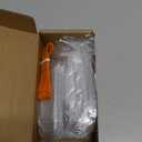 Probrico Cabinet Handles Stainless Steel Kitchen Drawer Pulls Square Bar Cabinet Hardware for Kitchen Bathroom Cupboard Dresser Black 10 Pack 2-1/2 Inch (64mm) Hole Center