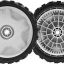 634-05040 Wheel Drive Assembly Fits for Craftsman, Cub Cadet, Brute, MTD Gold, Columbia, YardMan, 8" Replacement Front Wheel, 2 Pack (Gray)