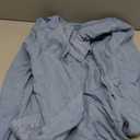 Astylish Women Button Down Denim Shirts Casual Long Sleeve V Neck Chambray Blouse Top (X-Large, Dusk Blue)