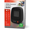 500w personal Ceramic Heater Portable Mini Heater for Office Desk, Indoor Use, 500W, With Tip-Over Protection