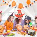 WorldBazaar Halloween Paper Food Trays 60PCS Halloween Serving Trays Disposable Treat Snack Holder Trays Decorations Trick or Treat Party Supplies