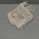 Mkono Macrame Hanging Laundry Hamper with Over The Door Hooks Saving Space Laundry Bag with Zipper and Wide Open Top Boho Decor Hanging Dorm Dirty Clothes Basket, for Bathroom Dorm Home Travel