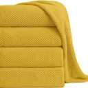 Extra Large Bath Towel Sheet Set 35x70 Inches - Oversized Bath Towels Set,Jumbo Large Microfiber - Quick Dry,Super Soft,Highly Absorbent Towel Set for Bathroom,Hotel,SPA,Pack of 4(Sweet Yellow)