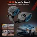 ATRACYPART HC3Z-13832-G Dual Horn Assembly with Bracket- Fit for Ford F250 F350 Super Duty 2017 2018 2019 2020 2021 2022