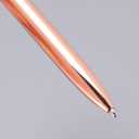 Cabilock 6-Pack Dual Head Metal Ballpoint Pens Rose Gold Blue Ink Smooth Writing Lightweight Portable Office School Supplies