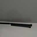 Black Tension Curtain Rod 28 to 48 Inch Spring Rod No Drilling Adjustable Shower Curtain Rod for Windows, Bathrooms, Closet, Kitchen