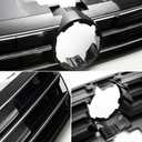 SIEMID Front Grill Compatible with Volkswage.n Jetta MK6 2015 2016 2018 Insert Bumper Upper Center Grille