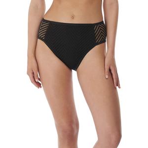 Freya Women's Standard Urban Waist High Leg Bikini Bottom (Small, Night)