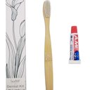 Individually Wrapped Disposable Toothbrush and Toothpaste Boxed 30 Sets per Case Flower Series
