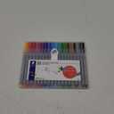 STAEDTLER Triplus Fineliner Pens, .3mm, Metal Clad Tip, 20-Pack, Assorted (334SB20BK) (20 Count (Pack of 1))