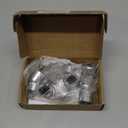 2 Pack Water Spigot Lock, Brass Hose Bib Lock for 3/4'' Garden Male Hose Thread, Prevents Water Theft & Unauthorized Faucet Use (No Padlock)