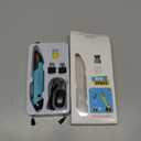 lychee Rechargeable Pocket Pen Mouse, Left/Right-Handed Wireless Optical Ergonomic Mouse with Stylus Function RGB Backlit Type-C & Micro USB Adapter for PC Laptop Notebook Mac (Blue)