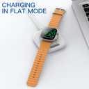 for Apple Watch Magnetic Charging Dock - Fast Magnetic Charger Stand, Compatible with Apple Watch Series 2/3/4/5/6/7/8/9/10/Ultra 1 2, Supports Nightstand Mode, Portable Design for Travel (White)