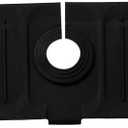 Silicone Faucet Handle Drip Catcher Tray, 2 in 1 Absorbent Silicone Mat, 45cmx15cm kitchen sink mat sink protector mat, silicone draining mat around tap (Black, A)