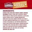 Campbell's Chunky Classic Chicken Noodle Soup, 18.6 oz Can (12 Pack) (EXP 04/08/28)