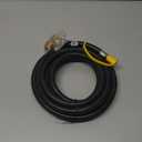 WADEO Propane Quick Connect Hose for RV to Gas Grill, Propane Quick Connect Fittings for 1 LB Throwaway Bottle Connects 1 LB Portable Appliance to RV 1/4" Female Quick Disconnect